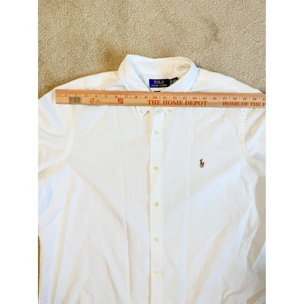 Polo Ralph Lauren Classic Fit Oxford Shirt White Button Down Men's XXL